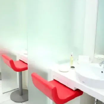 野本真由美スキンケアクリニックの医療ハイフを受けた後のパウダールーム