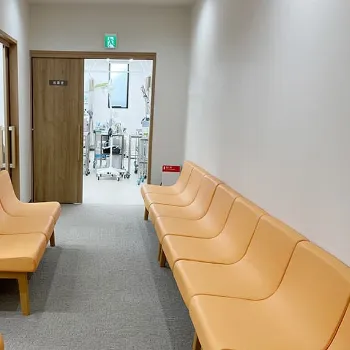 しむら皮膚科クリニックの医療ハイフを受ける前の待合室