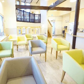 ふたば皮膚科のイオン導入を受ける前の待合室