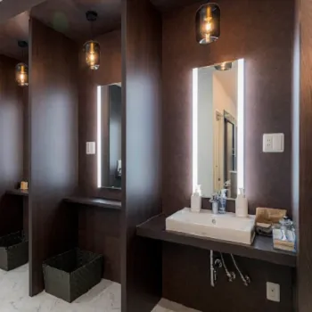 河田外科形成外科のジェントルマックスプロによる施術を受けた後のパウダールーム