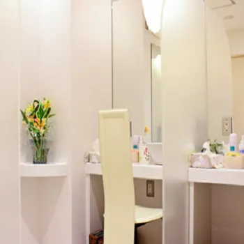 倉敷平成病院 美容外科・形成外科のジェントルマックスプロによる施術を受けた後のパウダールーム