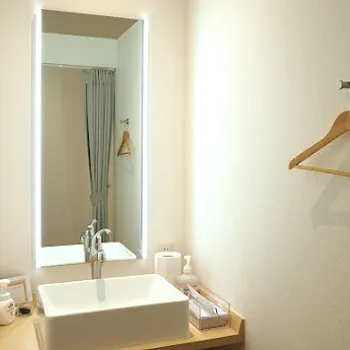 ルシアクリニック 岡山院のジェントルマックスプロによる施術を受けた後のパウダールーム