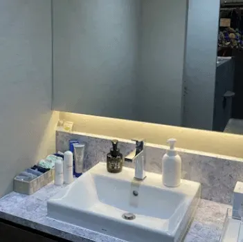 ステラ美容クリニックのエラボトックスを受けた後のパウダールーム