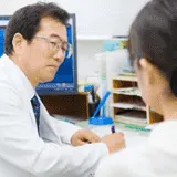 北上中央病院のハイドラフェイシャルを受ける前の診察の様子