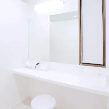 沖縄マリアクリニックのイオン導入を受けた後のパウダールーム