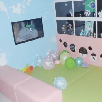 しんはま耳鼻科・形成外科・皮ふ科のイオン導入を受ける医院のキッズルーム