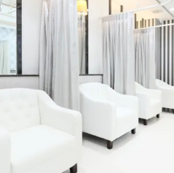 大美会クリニック 大阪3院のジェントルマックスプロによる施術を受ける前の待合室