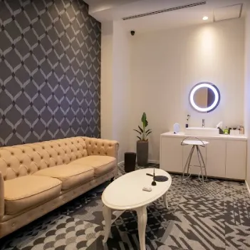 大阪TAクリニックの医療ハイフを受けた後の化粧室