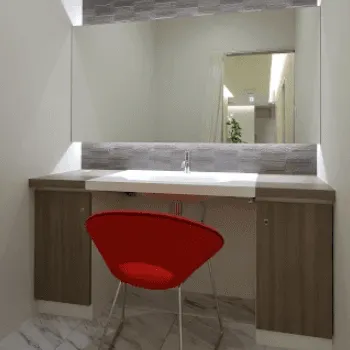 ヴェリテクリニック 大阪院のヒアルロン酸注射を受ける前の待合室