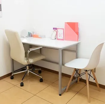 フィラークリニック 大阪2院の肩ボトックスを受ける前のカウンセリングルーム