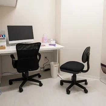 ルラ美容クリニック 大阪2院の肩ボトックスを受ける前の診察室