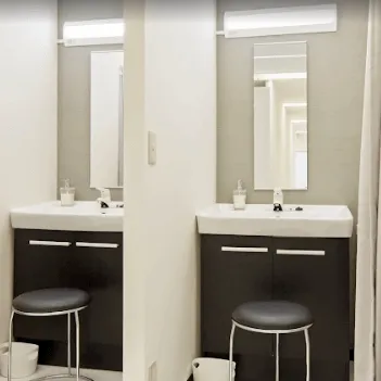 リゼクリニック 名古屋栄院のポテンツァを受けた後のパウダールーム