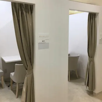 あおばクリニック 札幌院のフォトフェイシャルを受ける前の院内風景