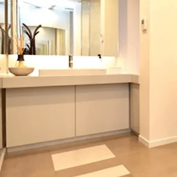 札幌ル・トロワ ビューティクリニック Vogueのフォトフェイシャルを受けた後のパウダールーム