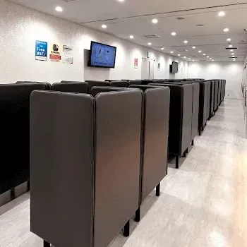 湘南美容クリニック 札幌2院のイオン導入を受ける前の待合室