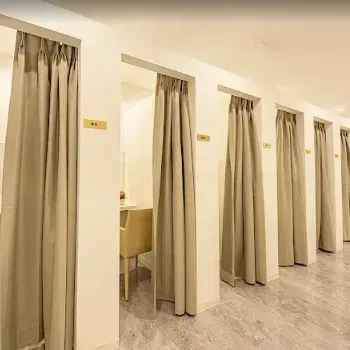 TCB東京中央美容外科 仙台駅前院のエラボトックスを受けた後のパウダールーム