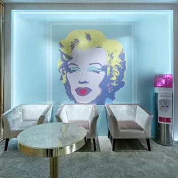 The Beauty Clinic SENDAIの医療ハイフを受ける前の待合室