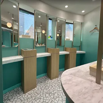 ビューティースキンクリニック 渋谷院のポテンツァを受けた後のパウダールーム