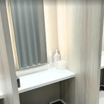 クリニーク心斎橋1院のポテンツァを受けた後のパウダールーム