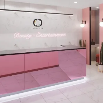 Credo Clinic新宿のエラボトックスを受ける前の受付