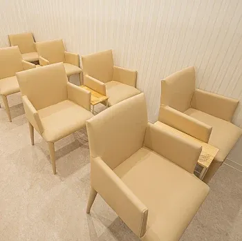 TCB東京中央美容外科 東京18院のエラボトックスを受ける前の待合室