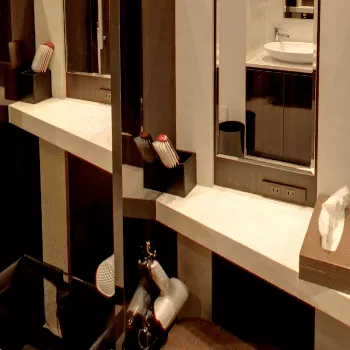 銀座よしえクリニック 東京7院のヒアルロン酸注射を受けるクリニックの院内の様子