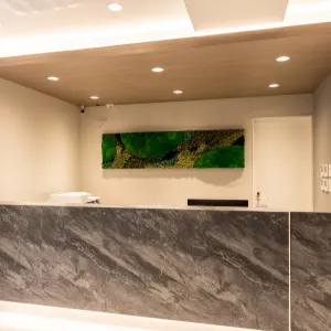 東中野皮フ科クリニックの肩ボトックスを受ける前の受付