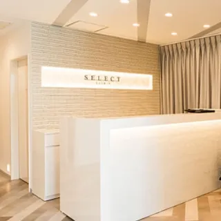 SELECT CLINIC 東京3院の肩ボトックスを受ける前の受付