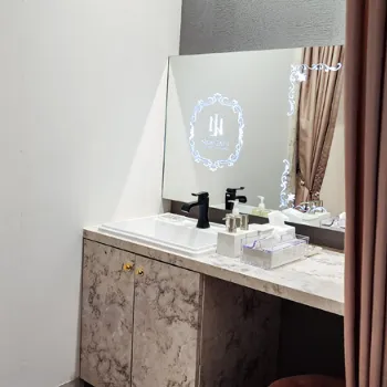 NEW FACE AESTHETIC CLINIC 東京2院のモフィウス8を受けた後のパウダールーム