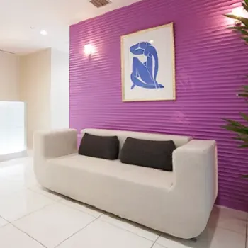 THE CLINIC 東京院のモフィウス8を受ける前の待合室