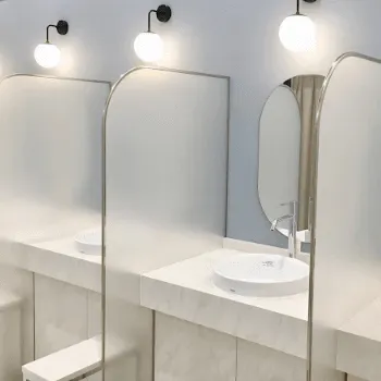 あおばクリニック 東京9院のフォトフェイシャルを受けた後のパウダールーム