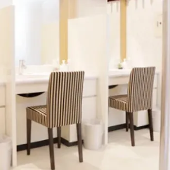 大美会クリニック 梅田院のジェントルマックスプロによる施術を受けた後のパウダールーム