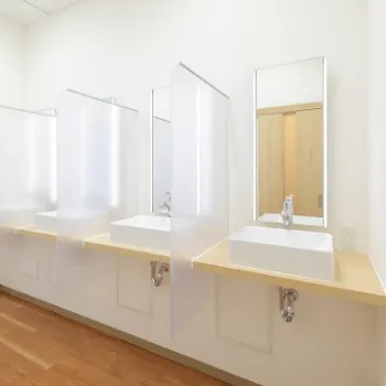 ルシアクリニック 大阪梅田院のジェントルマックスプロによる施術を受けた後のパウダールーム