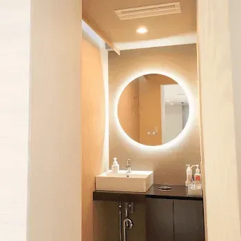 BAO CLINIC 梅田院のポテンツァを受けた後のパウダールーム