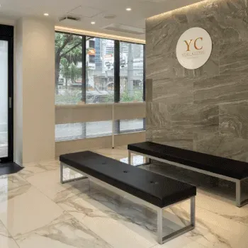 ゆうきクリニック 梅田茶屋町院のポテンツァを受ける前の待合室