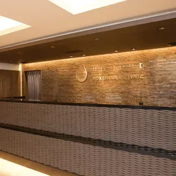 アンジュール横浜クリニックのイオン導入を受ける前の受付