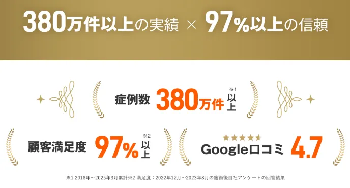レジーナクリニック実績