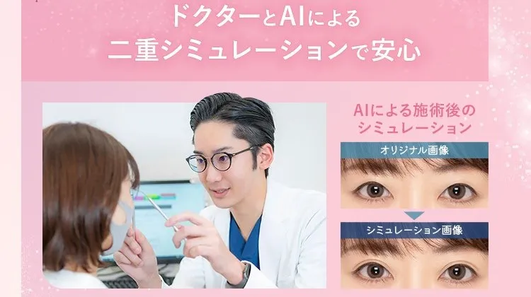 医師とAIのダブルシミュレーションの画像