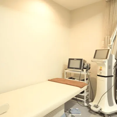 調布スキンケアクリニックの都度払いの医療脱毛を受ける前の施術室
