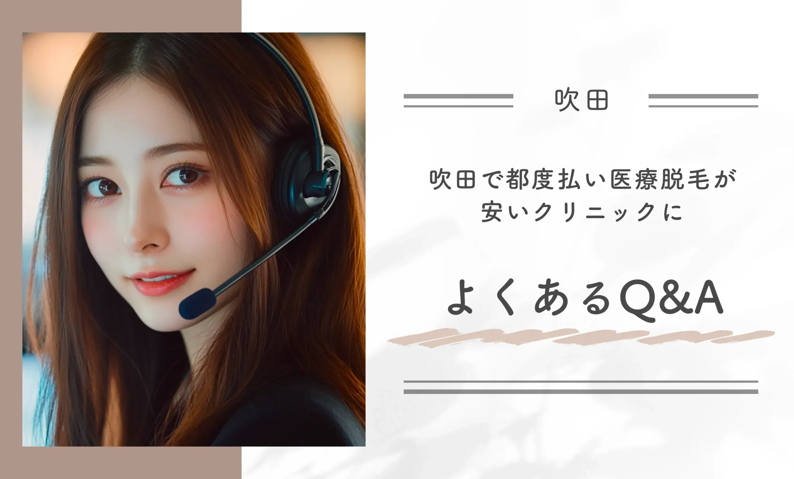 吹田で都度払い医療脱毛が安いクリニックによくあるQ&A