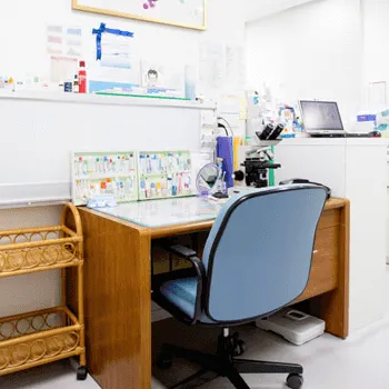 ひがしやまクリニックのヒアルロン酸注射を受ける前の待合室