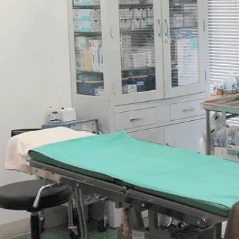 大塚美容形成外科 金沢院のヒアルロン酸注射を受ける前の診察室