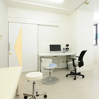シマダ皮膚科クリニックの都度払いの医療脱毛を受ける前の診察室