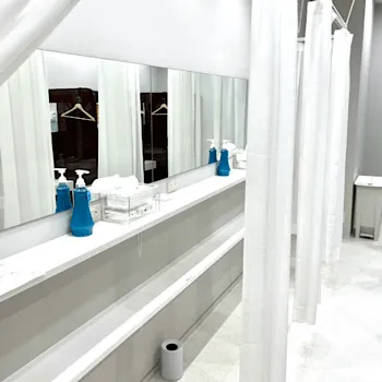 湘南美容クリニック 神戸院のエラボトックスを受けた後のパウダールーム