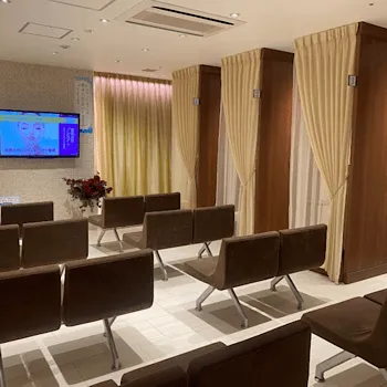 品川スキンクリニック 神戸院のエラボトックスを受ける前の待合室