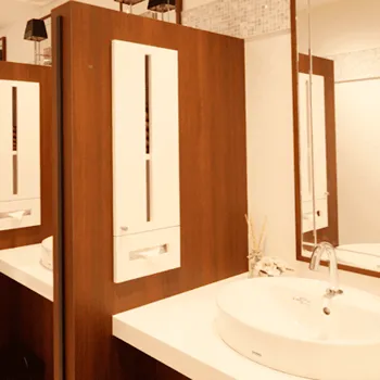 品川スキンクリニック 神戸院のエラボトックスを受けた後のパウダールーム