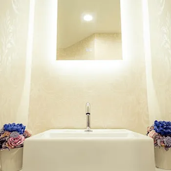 TCB東京中央美容外科 神戸院のエラボトックスを受けた後のパウダールーム