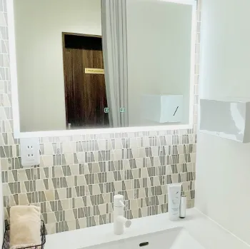 アモーレクリニック 名古屋院の肩ボトックスを受けた後のパウダールーム