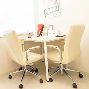 フィラークリニック 名古屋栄院の肩ボトックスを受ける前の診察室