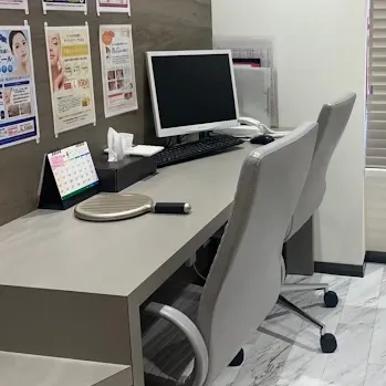 品川美容外科 名古屋2院の肩ボトックスを受ける前の診察室